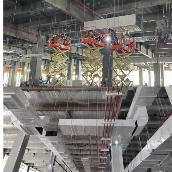 Ducting Installation at Height